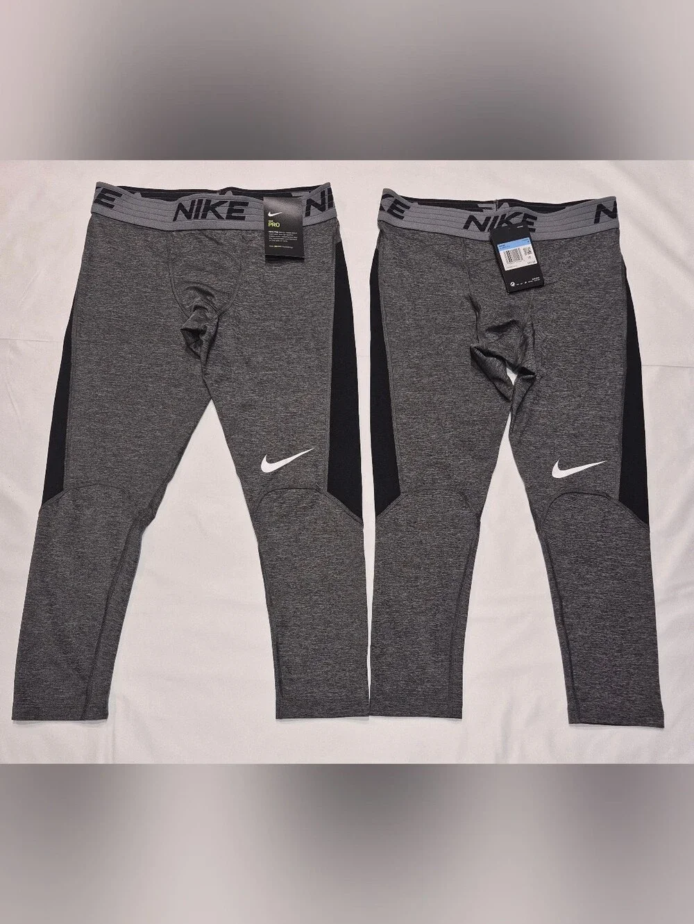2 Pair! NWT Nike Pro Dri-FIT Compression Tights Mens Medium